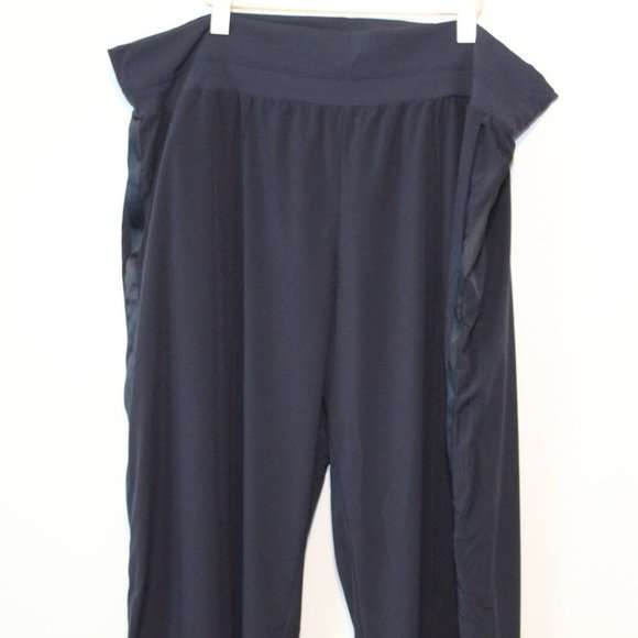 Athleta 2021 Nolita Wide Leg Pants Navy Blue Women's Plus Size 24 H13676 - Picture 4 of 13